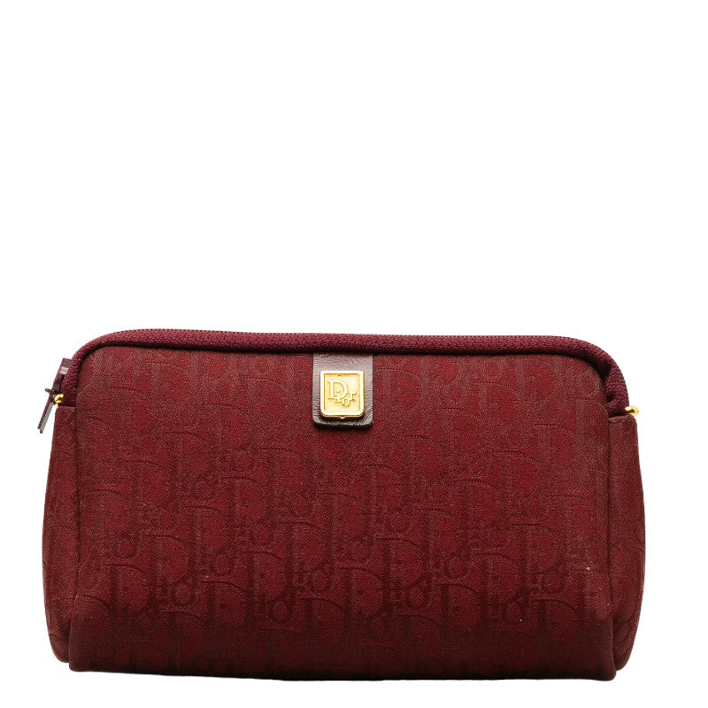 Dior Canvas Leather Trotter Pouch Red