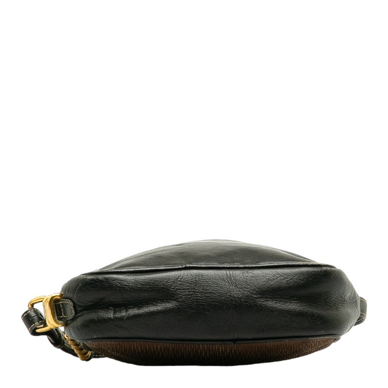 Loewe Vintage Velazquez Leather Suede Shoulder Bag