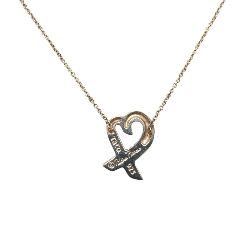 Silver Loving Heart Pendant Necklace