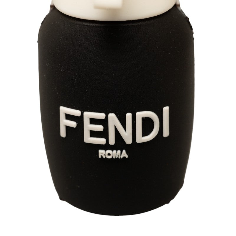 Fendi Karl Lagerfeld USB Memory Case Keychain Black White Rubber in Very Good Condition