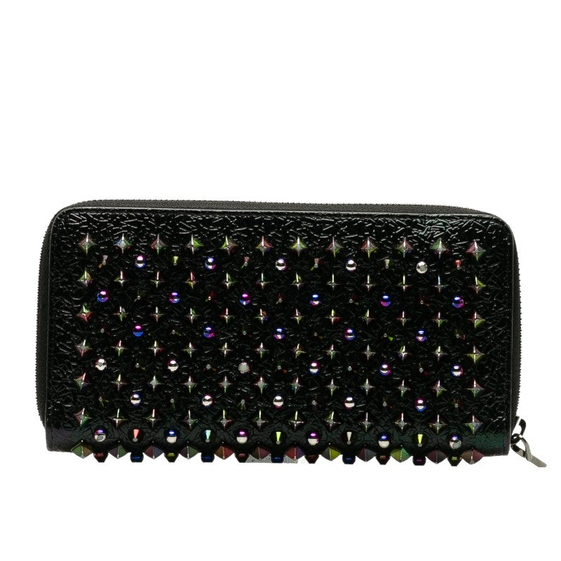 Christian Louboutin Panettone Studs Patent Leather Long Wallet