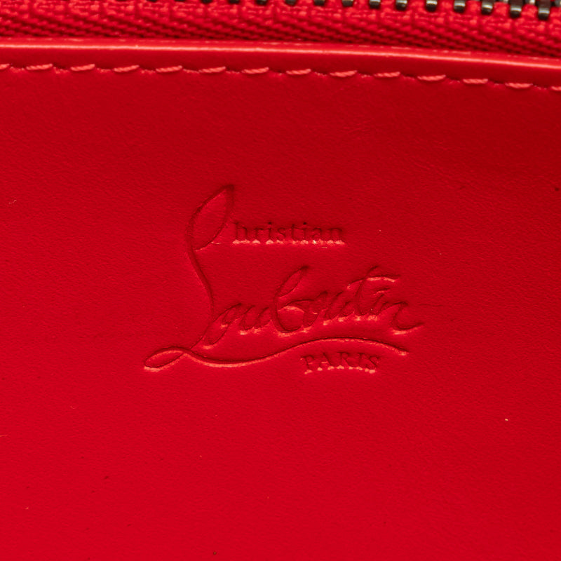 Christian Louboutin Panettone Studs Patent Leather Long Wallet