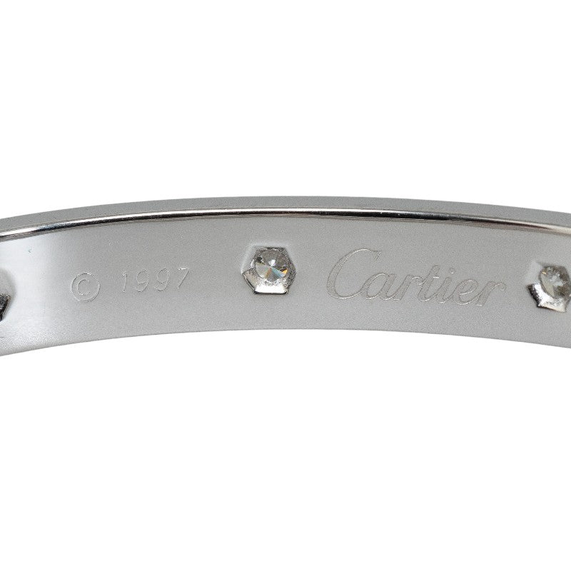 Cartier Love Bracelet 10P Diamond K18WG in Great Condition