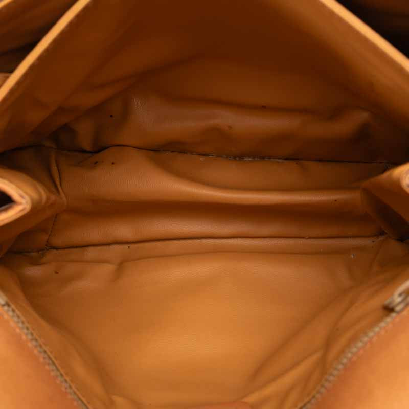 Celine Macadam Brown PVC Leather Shoulder Bag