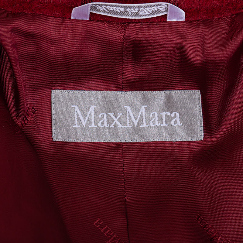 Max Mara Alpaca Wool Tailored Jacket in Great Condition