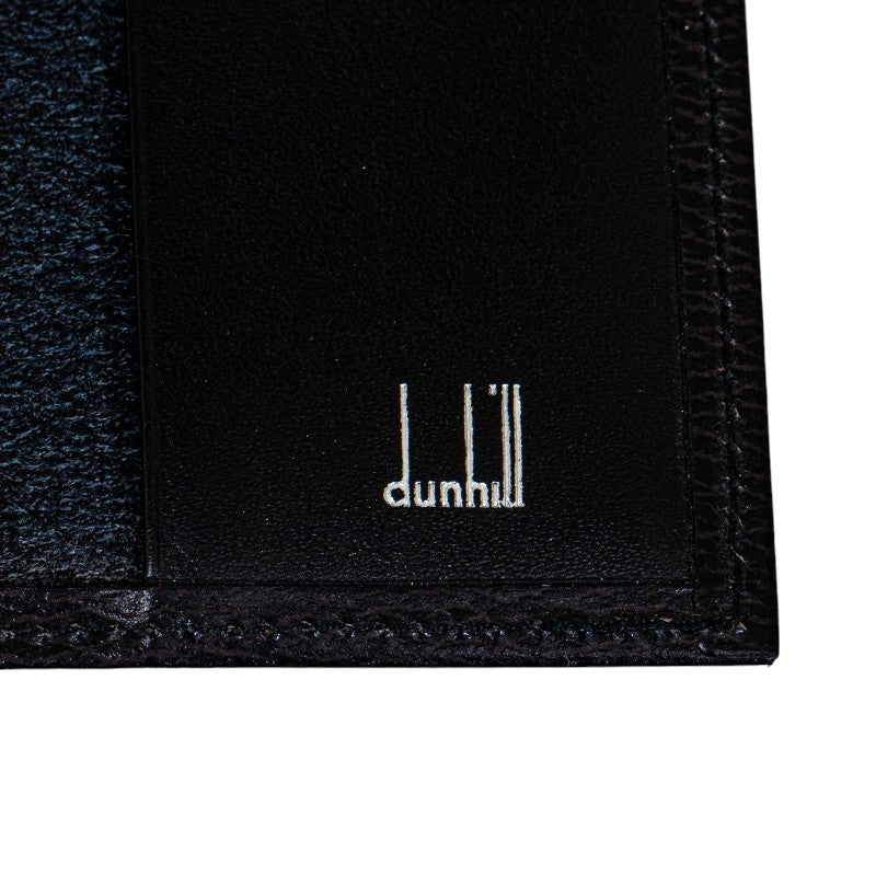 Dunhill Leather Logo Notebook Cover Black in Very Good Condition