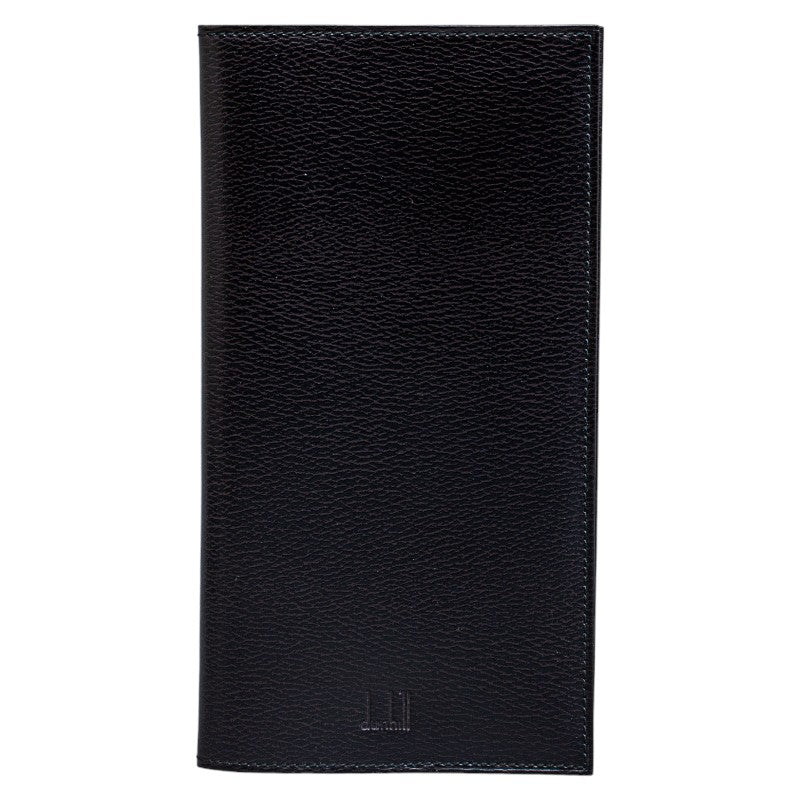 Dunhill Leather Logo Notebook Cover Black in Very Good Condition