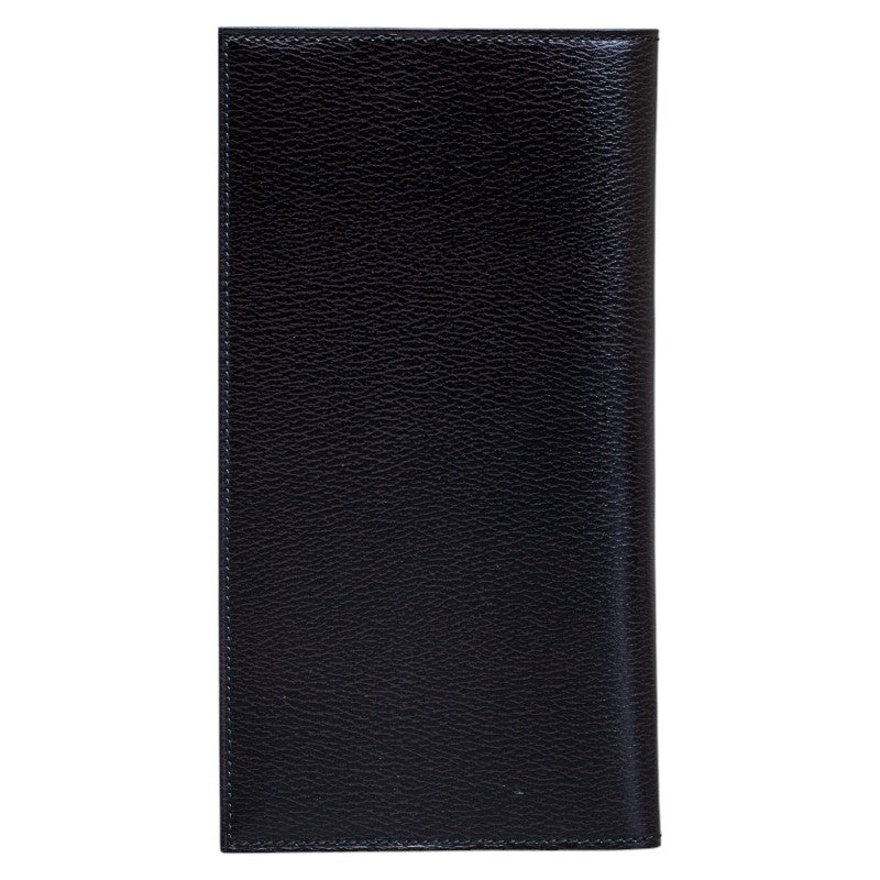 Dunhill Leather Logo Notebook Cover Black in Very Good Condition