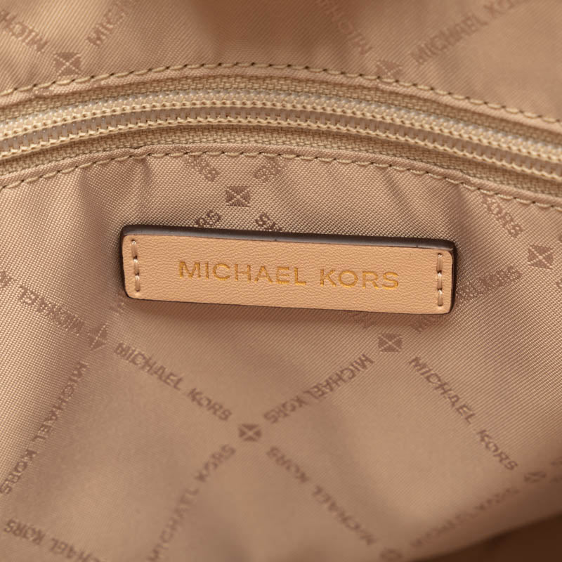 Michael Kors Jet Set Travel Logo Leather Shoulder Tote Bag in Very Good Condition