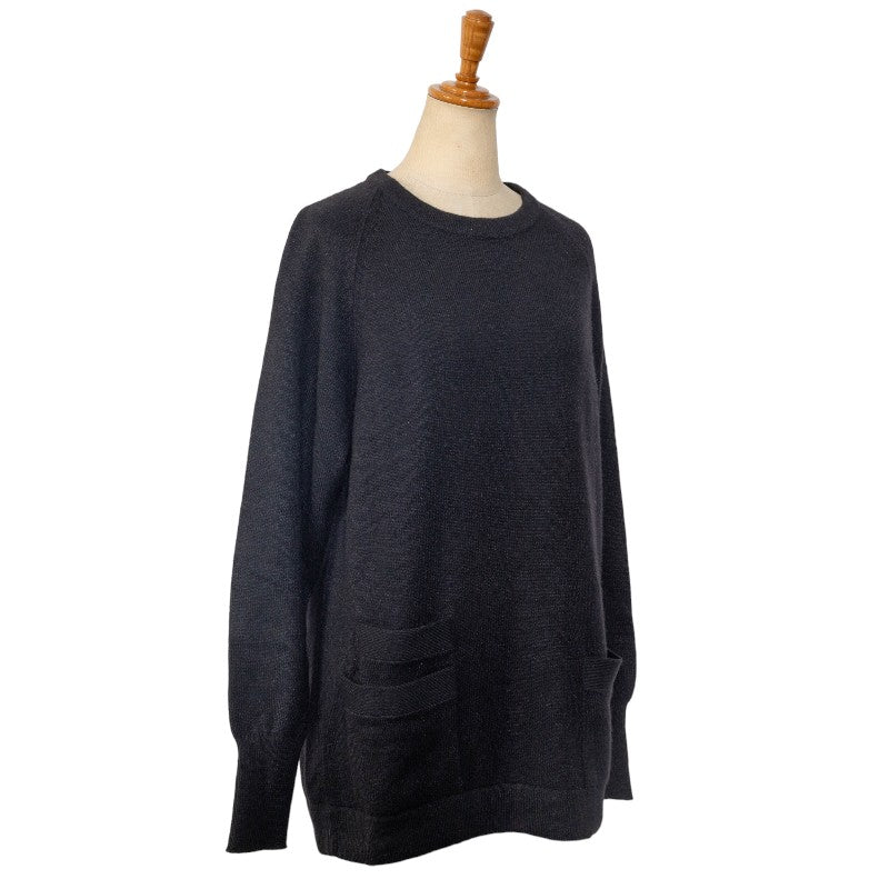 Hermes Cashmere Knit Dress Black S