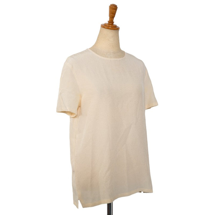 Chanel Silk Coco Mark Short Sleeve T-Shirt in Very Good Condition