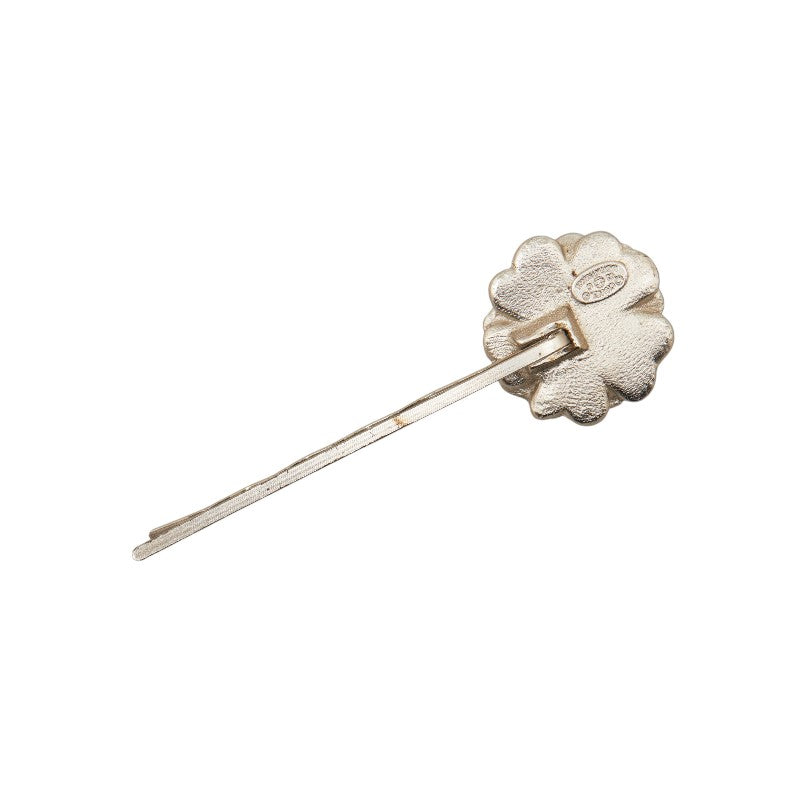 Chanel Metal Coco Mark Flower Hairpin in Very Good Condition