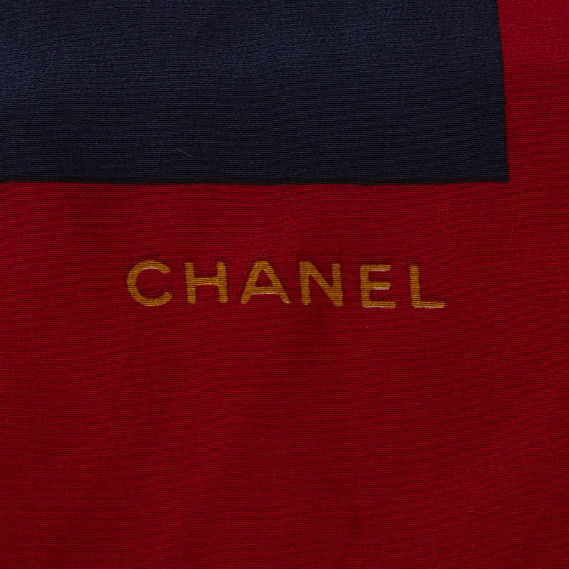 Chanel Silk Matelasse Bag Scarf