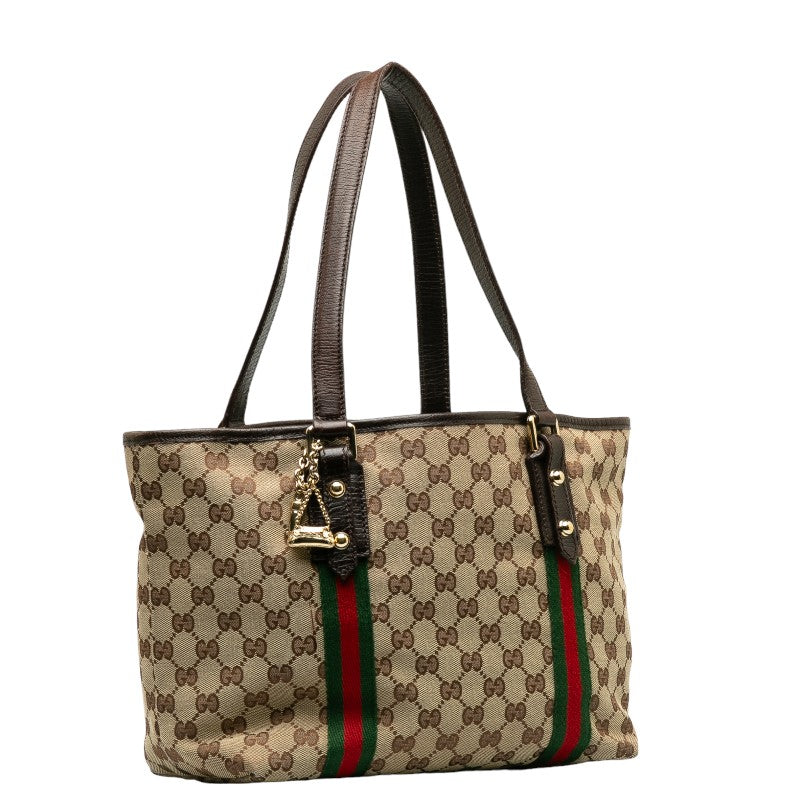 Gucci GG Canvas Jolicoeur Tote Bag Canvas Tote Bag 137396 in Good condition