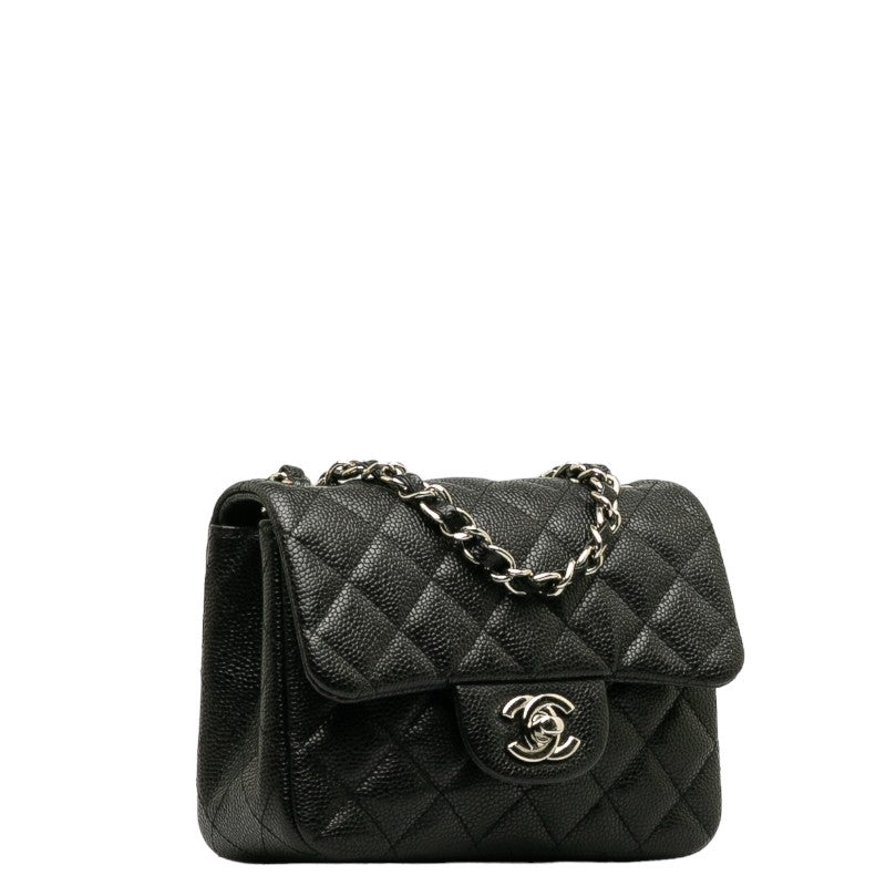 Chanel Caviar Skin Mini Matelasse Chain Shoulder Bag in Very Good Condition