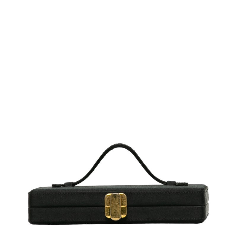 Fendi Satin Box Handbag  Canvas Handbag in Good condition