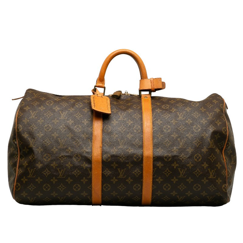 Louis Vuitton Monogram Keepall 55  Canvas Travel Bag M41424 in Good condition