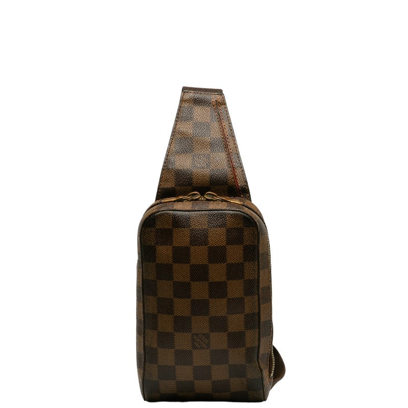 Louis Vuitton Damier Ebene Geronimos  Canvas Shoulder Bag N51994 in Good condition