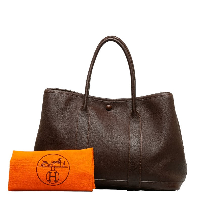 Hermes Garden Twilly TPM Tote Bag Brown in Very Good Condition