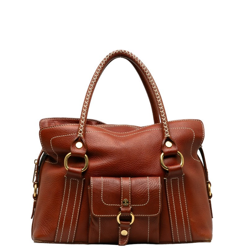 Celine Brown Leather Handbag