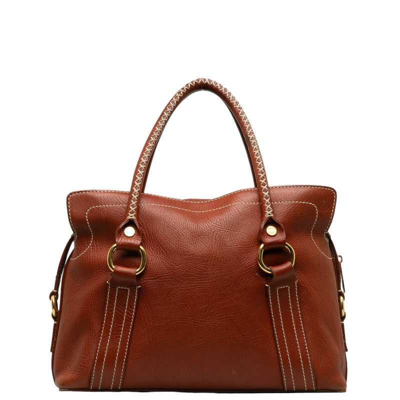 Celine Brown Leather Handbag