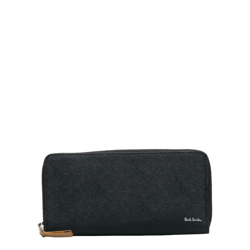 Paul Smith Leather Long Wallet Navy