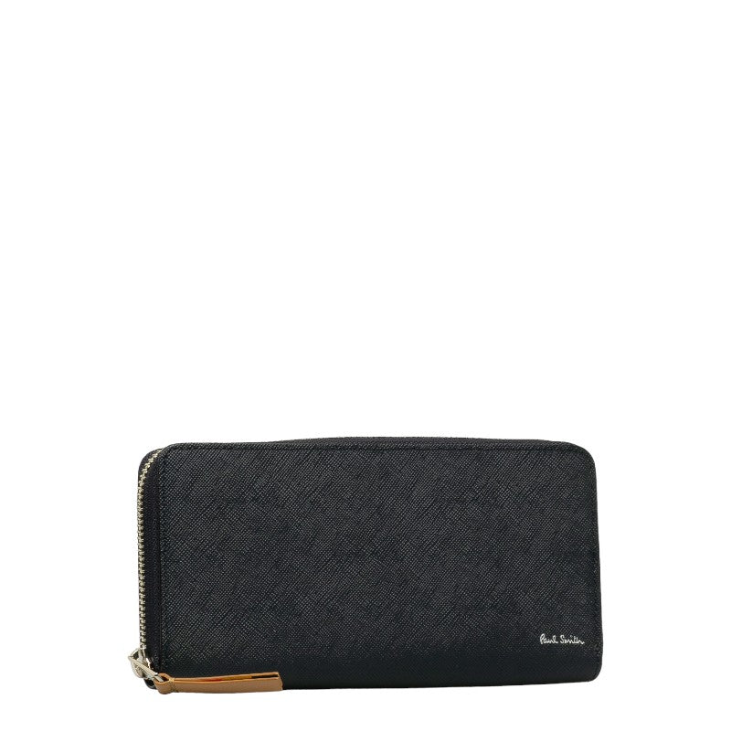 Paul Smith Leather Long Wallet Navy in Great Condition