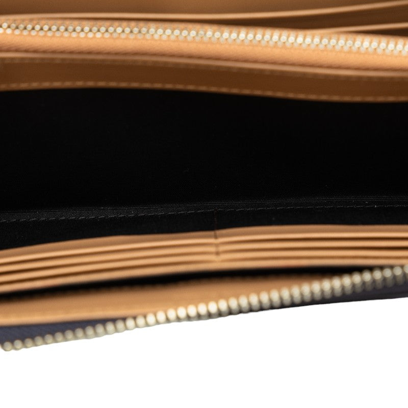 Paul Smith Leather Long Wallet Navy