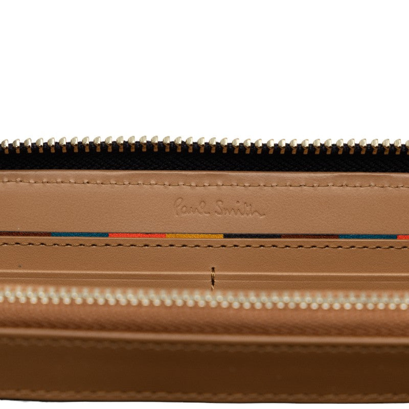 Paul Smith Leather Long Wallet Navy