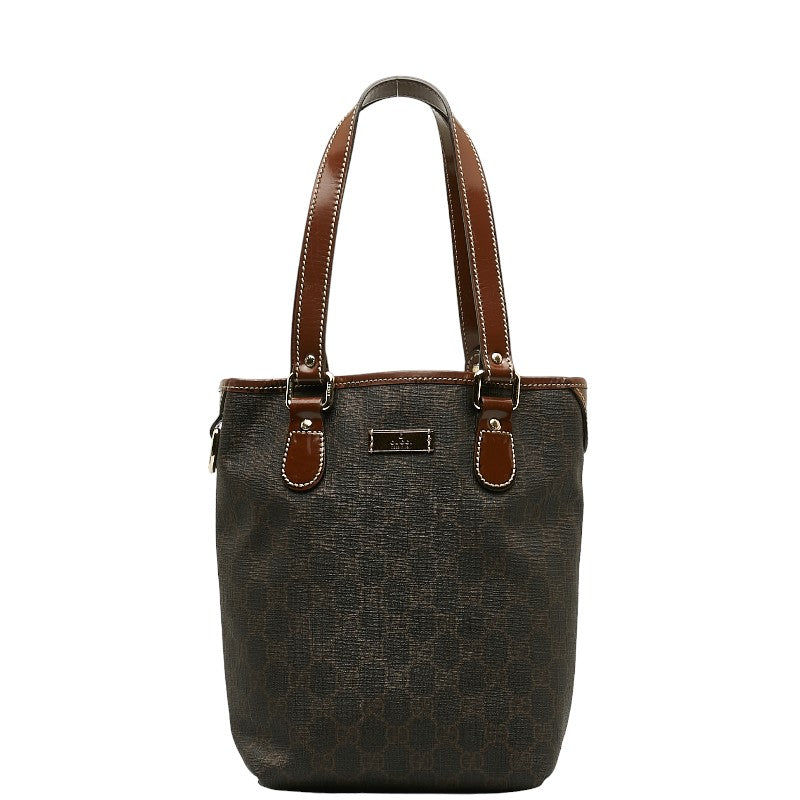 Gucci GG Supreme Tote Bag  Canvas Handbag 189897 in Good condition