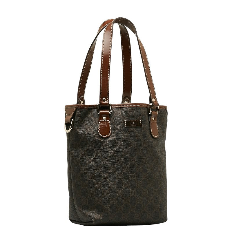 Gucci GG Supreme Tote Bag  Canvas Handbag 189897 in Good condition
