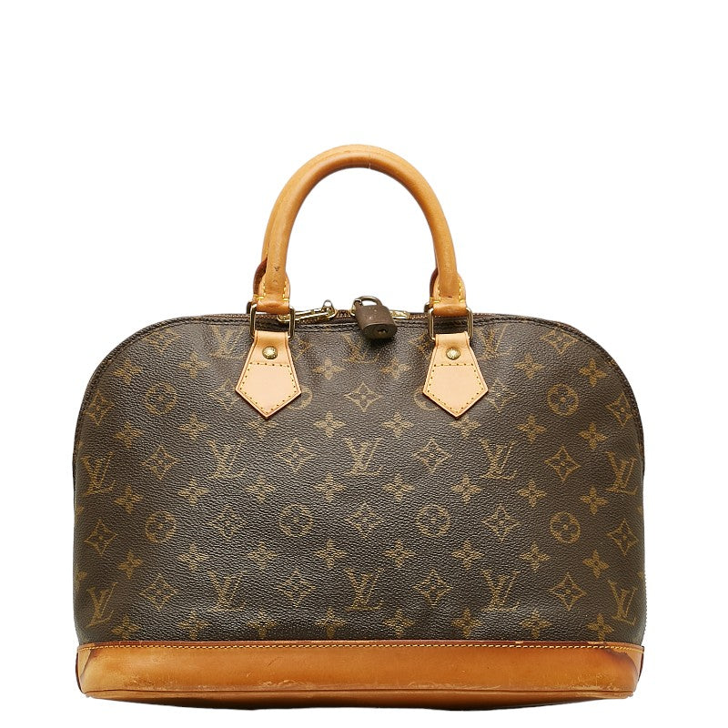 Louis Vuitton Monogram Alma Handbag M53151 Brown PVC Leather