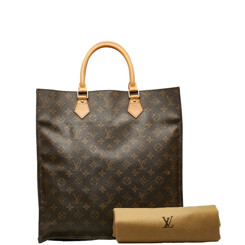 Louis Vuitton Monogram Sac Plat Tote Bag in Fair Condition