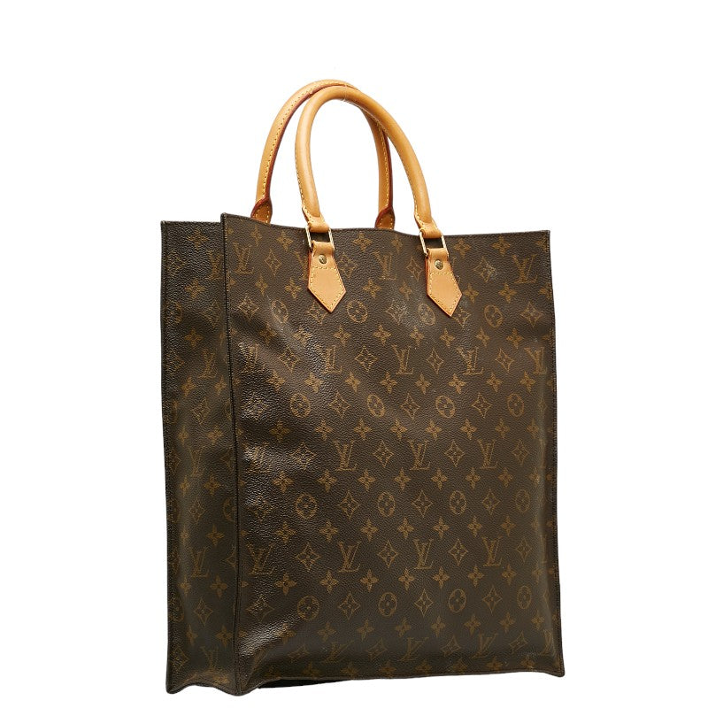 Louis Vuitton Monogram Sac Plat Tote Bag in Fair Condition