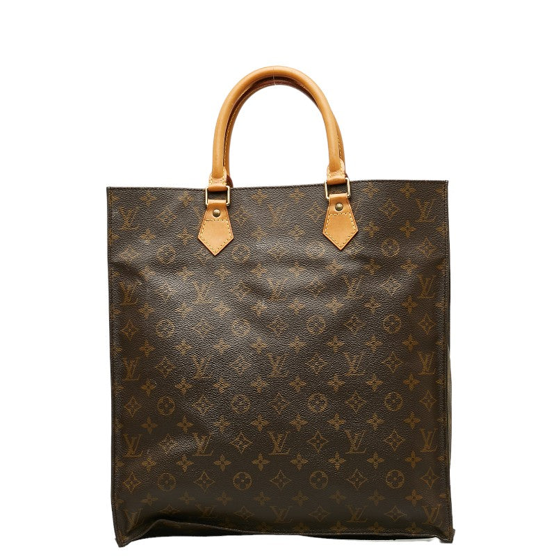 Louis Vuitton Monogram Sac Plat Tote Bag in Fair Condition