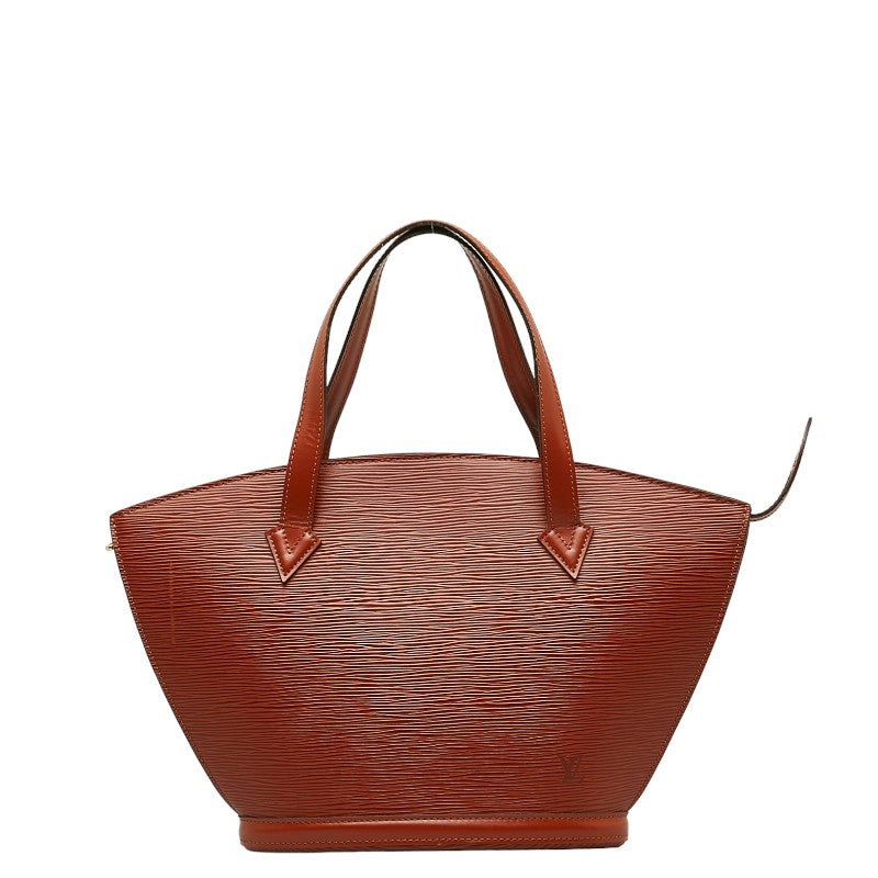 Louis Vuitton Saint-Jacques Leather Handbag M52273 in Good condition