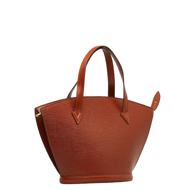 Louis Vuitton Saint-Jacques Leather Handbag M52273 in Good condition