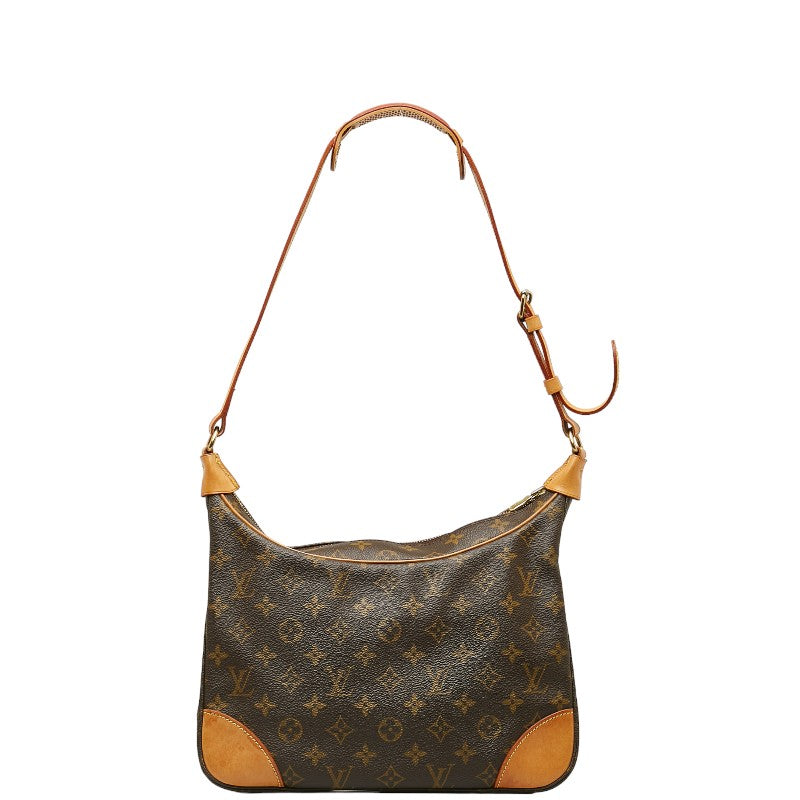 Louis Vuitton Monogram Boulogne 30 Shoulder Bag M51265 Brown PVC Leather