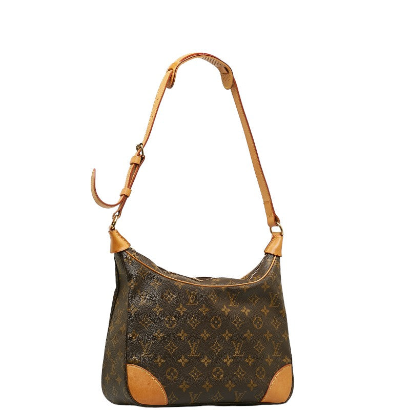 Louis Vuitton Monogram Boulogne 30 Shoulder Bag M51265 Brown PVC Leather in Good Condition