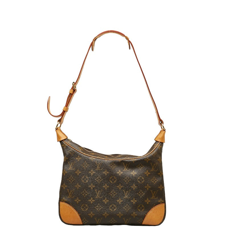 Louis Vuitton Monogram Boulogne 30 Shoulder Bag M51265 Brown PVC Leather in Good Condition