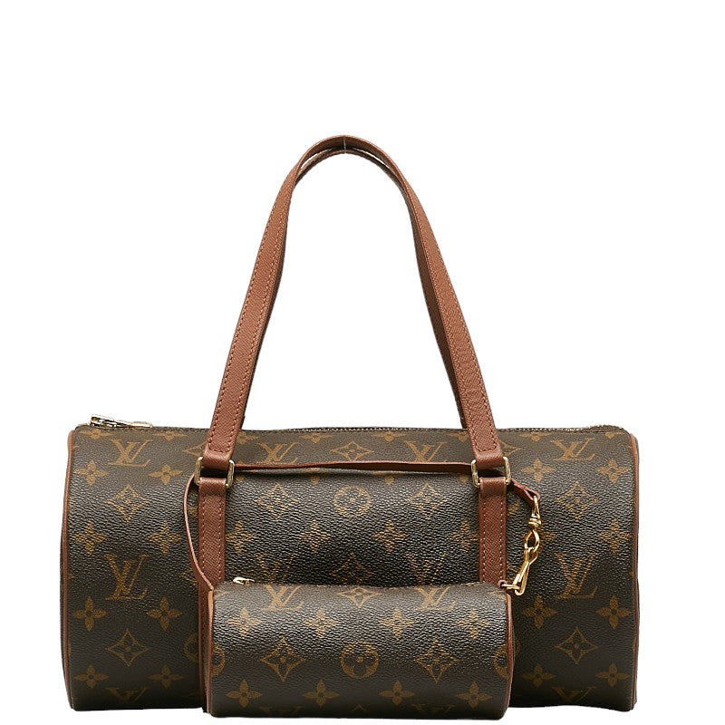 Louis Vuitton Monogram Papillon 30 Handbag M51385 Brown PVC Leather in Very Good Condition