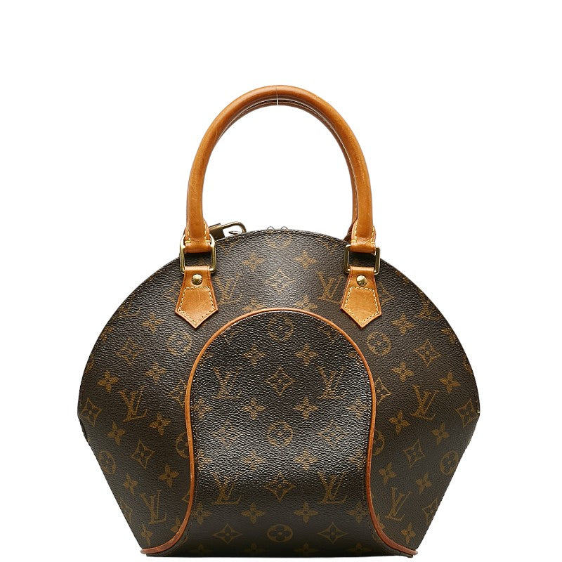 Louis Vuitton Monogram Ellipse PM Handbag M51127 Brown PVC Leather in Very Good Condition