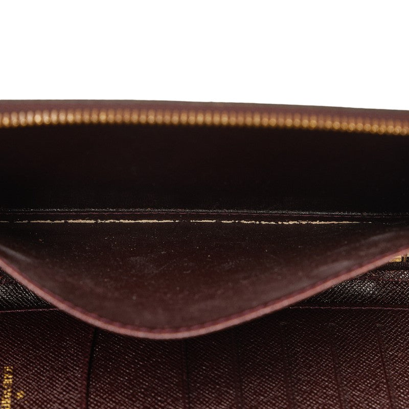 Louis Vuitton Taiga Agenda Geode Leather Long Wallet M30616 in Very Good Condition