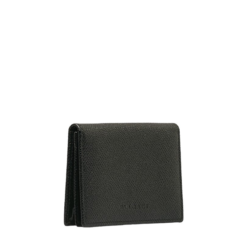 Bvlgari Leather Card Case Black