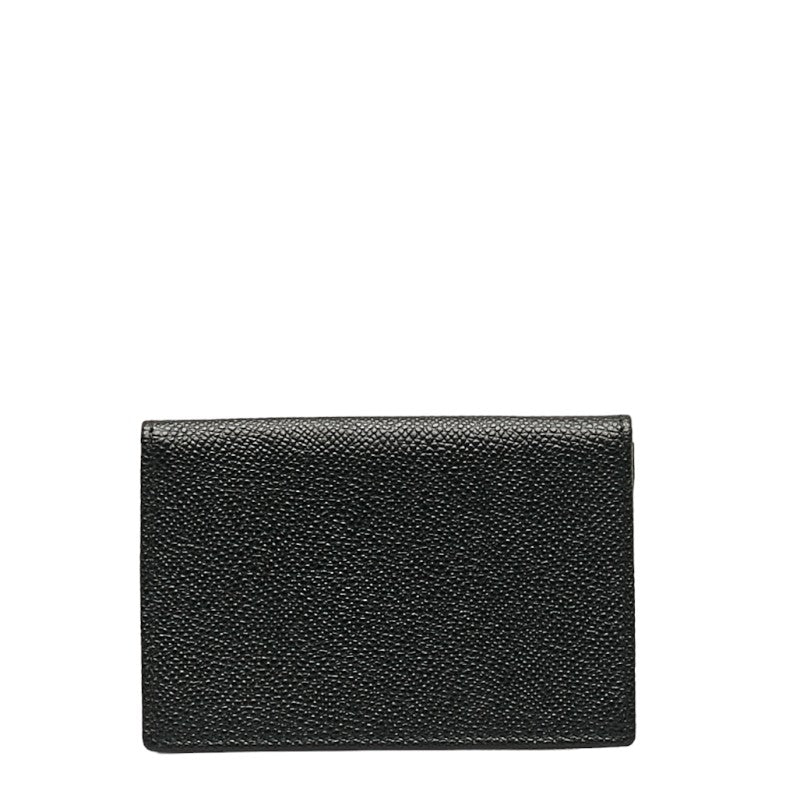 Bvlgari Leather Card Case Black