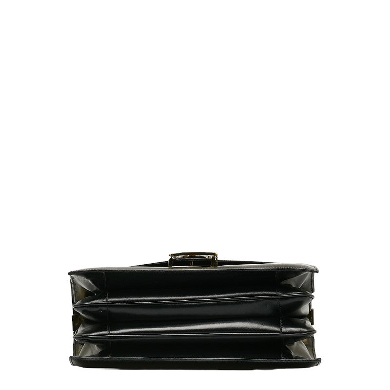 Celine Leather One Shoulder Bag Black