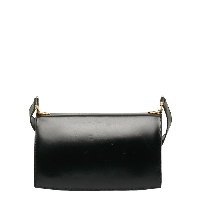 Celine Leather One Shoulder Bag Black