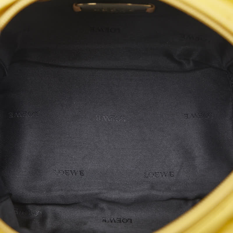 Loewe Anagram Mini Handbag Yellow Leather