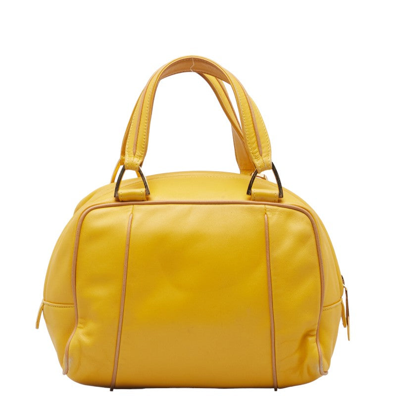 Loewe Anagram Mini Handbag Yellow Leather