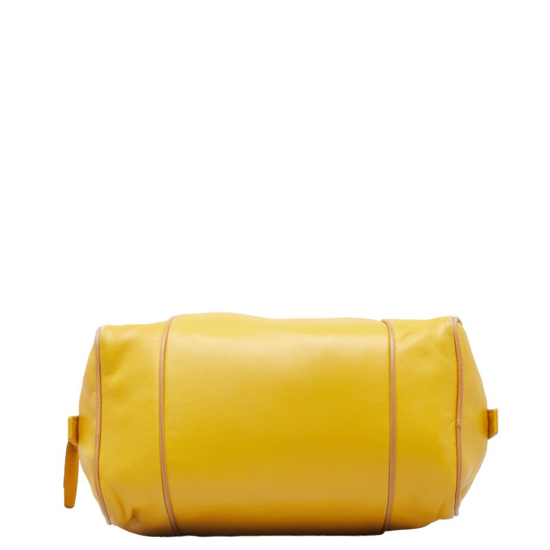 Loewe Anagram Mini Handbag Yellow Leather